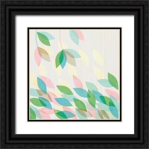 Tropical Garden I Black Ornate Wood Framed Art Print with Double Matting by Design Show