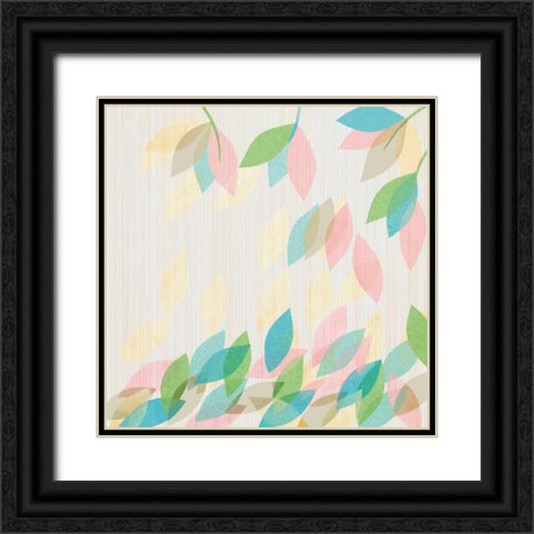 Tropical Garden II Black Ornate Wood Framed Art Print with Double Matting by Design Show