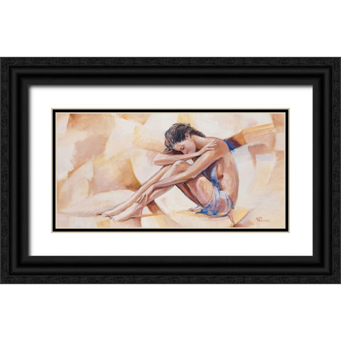 Judith Black Ornate Wood Framed Art Print with Double Matting by Renee