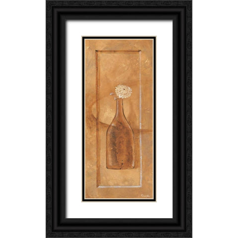 Royal brown III Black Ornate Wood Framed Art Print with Double Matting by Renee
