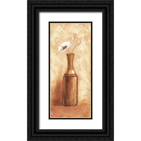 Daisy in vase I Black Ornate Wood Framed Art Print with Double Matting by Nauts, Frans