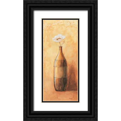 Morning Daisy I Black Ornate Wood Framed Art Print with Double Matting by Nauts, Frans