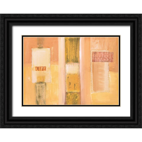 Harmony I Black Ornate Wood Framed Art Print with Double Matting by Gehring, Irmtraud