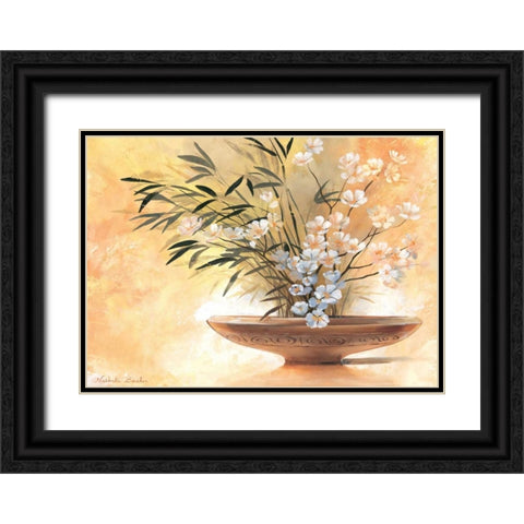 Summer bowl I Black Ornate Wood Framed Art Print with Double Matting by Boucher, Nathalie