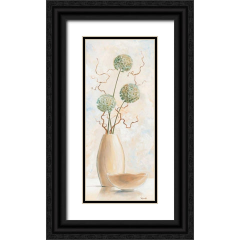 Vases with pastel III Black Ornate Wood Framed Art Print with Double Matting by Renee