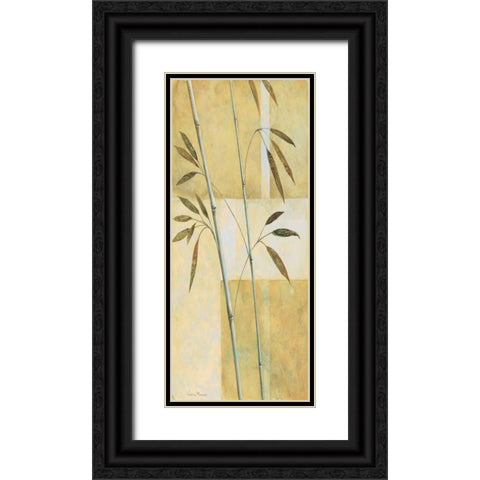 Bamboo III Black Ornate Wood Framed Art Print with Double Matting by Prosnov, Valerie