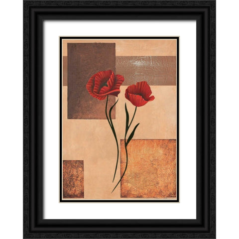 Creation II Black Ornate Wood Framed Art Print with Double Matting by Hedy