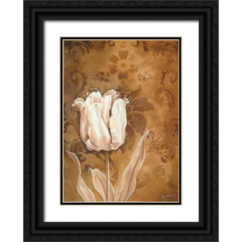 Tulip beauty I Black Ornate Wood Framed Art Print with Double Matting by Maas, Isa