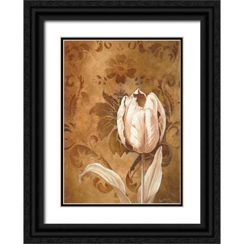 Tullip beauty II Black Ornate Wood Framed Art Print with Double Matting by Maas, Isa