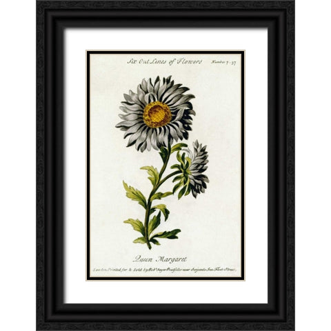 Queen Margaret Black Ornate Wood Framed Art Print with Double Matting by Parkinson, Thomas