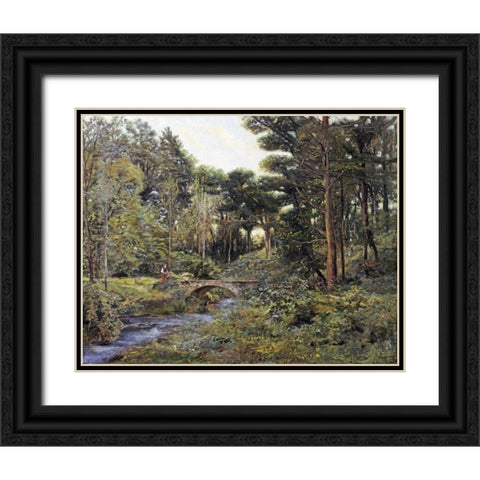 Hors Concours Black Ornate Wood Framed Art Print with Double Matting by Bonnefoy, Henri Arthur