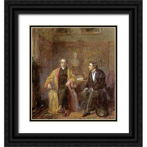 Hope Black Ornate Wood Framed Art Print with Double Matting by Frith, William Powell
