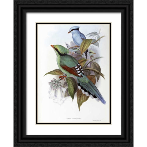 Hunting Cissa Black Ornate Wood Framed Art Print with Double Matting by Glover, John