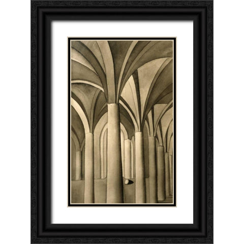 Columns and Eggs #1 of 5 Black Ornate Wood Framed Art Print with Double Matting by Sage, Kay