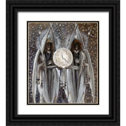 Thursday Evening - Holy Thursday Black Ornate Wood Framed Art Print with Double Matting by Tissot, James Jacques