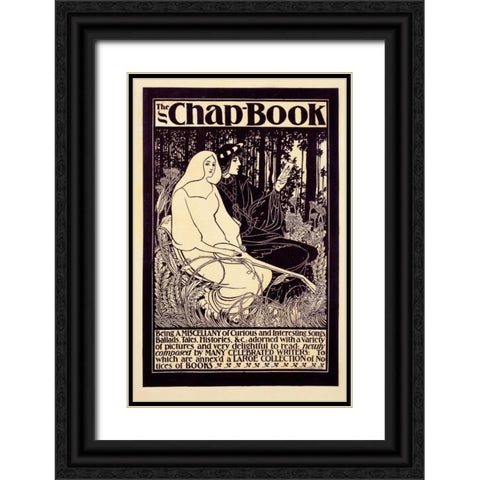 The Chap-Book / Being a Miscellany Black Ornate Wood Framed Art Print with Double Matting by Bradley, William H.