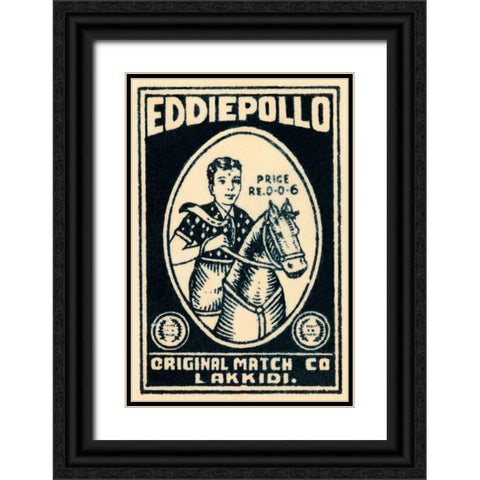 Eddie Pollo Black Ornate Wood Framed Art Print with Double Matting by Phillumenart