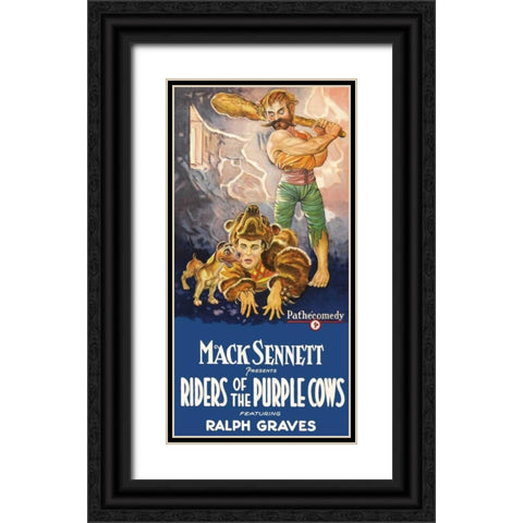 Cranes at the Port of Bessin Black Ornate Wood Framed Art Print with Double Matting by Seurat, George