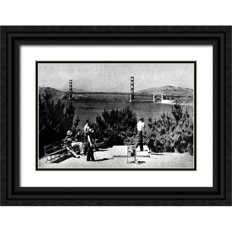 A Beautiful Shot, San Francisco, CA Black Ornate Wood Framed Art Print with Double Matting by Vintage San Francisco
