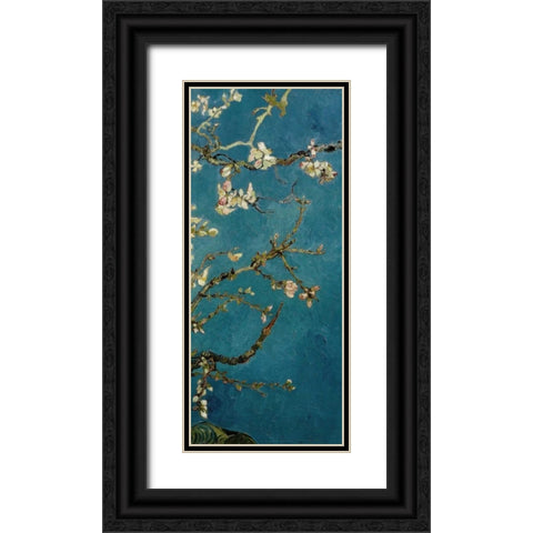 Blossoming Almond Tree - right Black Ornate Wood Framed Art Print with Double Matting by Van Gogh, Vincent