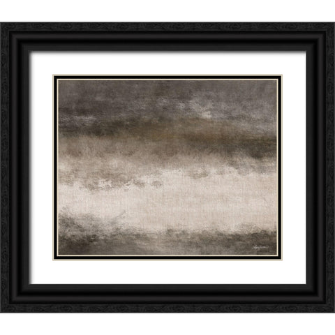 Mocha Java Abstract 2 Black Ornate Wood Framed Art Print with Double Matting by Bawden, Angela