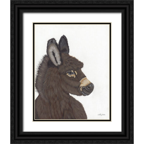 Archie Black Ornate Wood Framed Art Print with Double Matting by Justice, Ashley