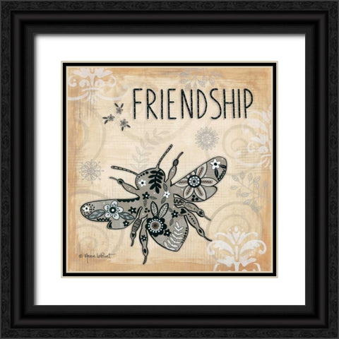 Friendship Black Ornate Wood Framed Art Print with Double Matting by LaPoint, Annie