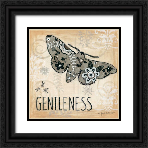 Gentleness Black Ornate Wood Framed Art Print with Double Matting by LaPoint, Annie