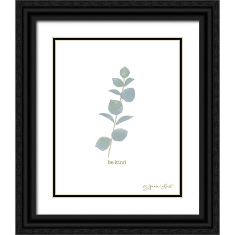 Be Kind Black Ornate Wood Framed Art Print with Double Matting by LaPoint, Annie