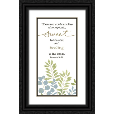Sweet to the Soul Black Ornate Wood Framed Art Print with Double Matting by LaPoint, Annie