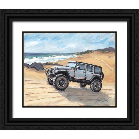 Tougher Than the Rest Black Ornate Wood Framed Art Print with Double Matting by Baker, Sara