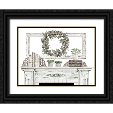 Timeless Beauty Black Ornate Wood Framed Art Print with Double Matting by Jacobs, Cindy