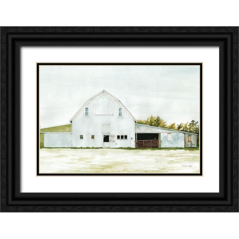 Wilson Farm Black Ornate Wood Framed Art Print with Double Matting by Jacobs, Cindy