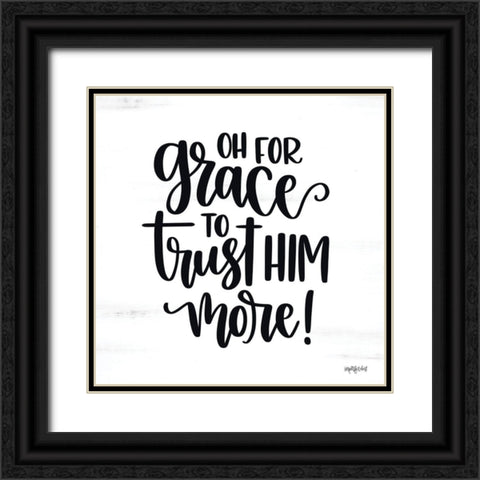 Oh For Grace Black Ornate Wood Framed Art Print with Double Matting by Imperfect Dust