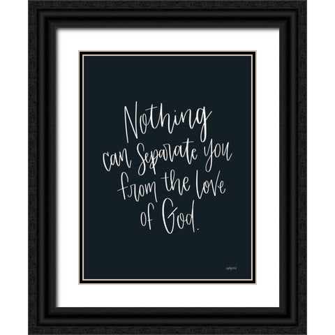 Nothing Can Separate You Black Ornate Wood Framed Art Print with Double Matting by Imperfect Dust