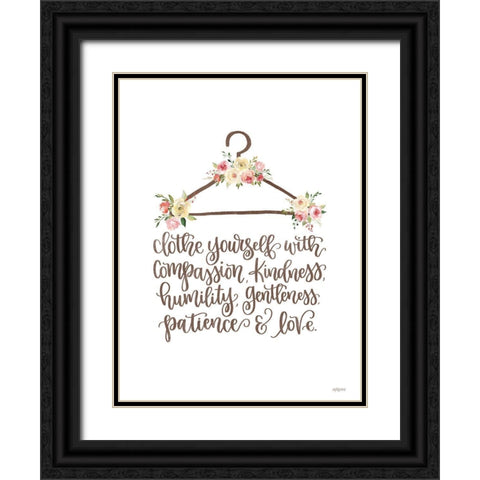 Clothe Yourself Black Ornate Wood Framed Art Print with Double Matting by Imperfect Dust