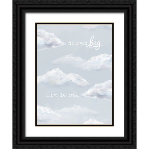 Dream Big Little One Black Ornate Wood Framed Art Print with Double Matting by House Fenway
