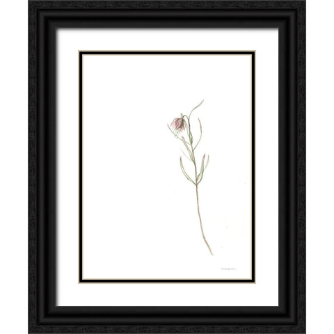 Arise Black Ornate Wood Framed Art Print with Double Matting by Kamdon Kreations