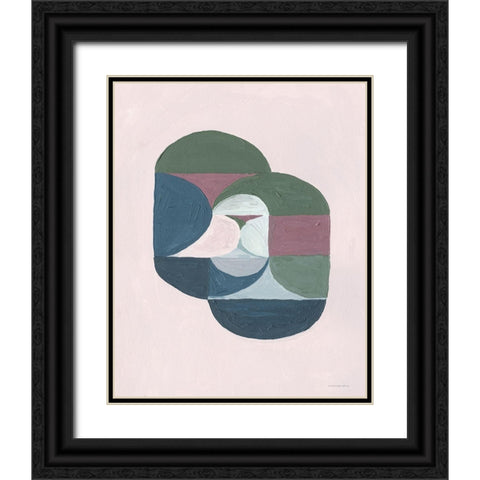 Kin Black Ornate Wood Framed Art Print with Double Matting by Kamdon Kreations