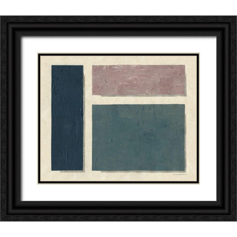 Harmony Black Ornate Wood Framed Art Print with Double Matting by Kamdon Kreations