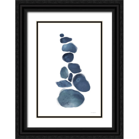 Kilter Black Ornate Wood Framed Art Print with Double Matting by Kamdon Kreations