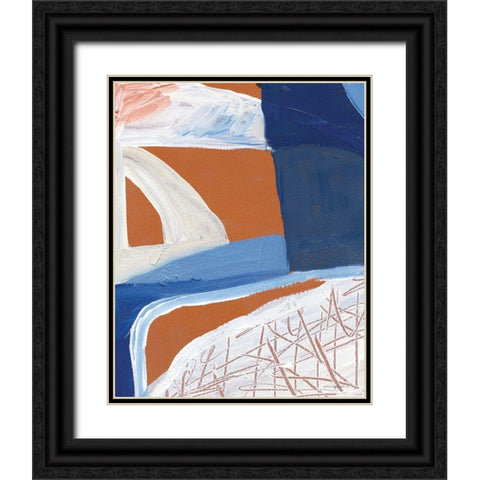 Chutes and Ladders   Black Ornate Wood Framed Art Print with Double Matting by Kamdon Kreations