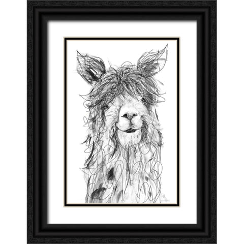 Ill Pack a Pencil 1 Black Ornate Wood Framed Art Print with Double Matting by Kamdon Kreations