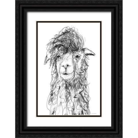 Ill Pack a Pencil 2 Black Ornate Wood Framed Art Print with Double Matting by Kamdon Kreations