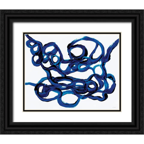Hanging On Black Ornate Wood Framed Art Print with Double Matting by Kamdon Kreations