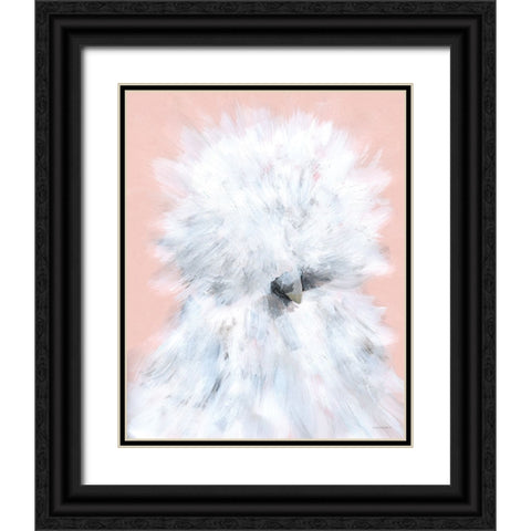 That Chick Has Great Hair Black Ornate Wood Framed Art Print with Double Matting by Kamdon Kreations