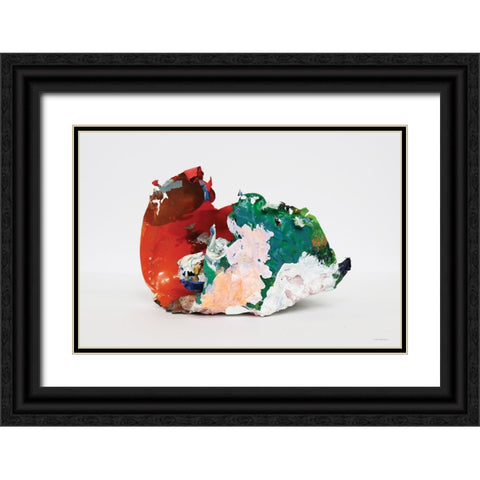 Molded Black Ornate Wood Framed Art Print with Double Matting by Kamdon Kreations