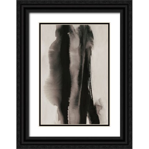Inhale-Exhale Black Ornate Wood Framed Art Print with Double Matting by Kamdon Kreations