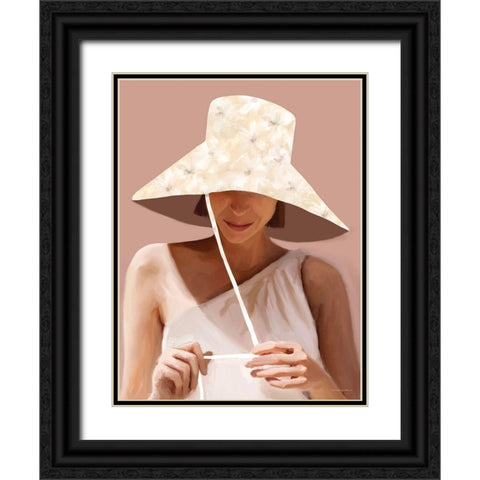 Sunny Day Shade Black Ornate Wood Framed Art Print with Double Matting by Kamdon Kreations