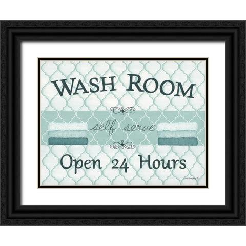 Self Serve Black Ornate Wood Framed Art Print with Double Matting by Kennedy, Lisa